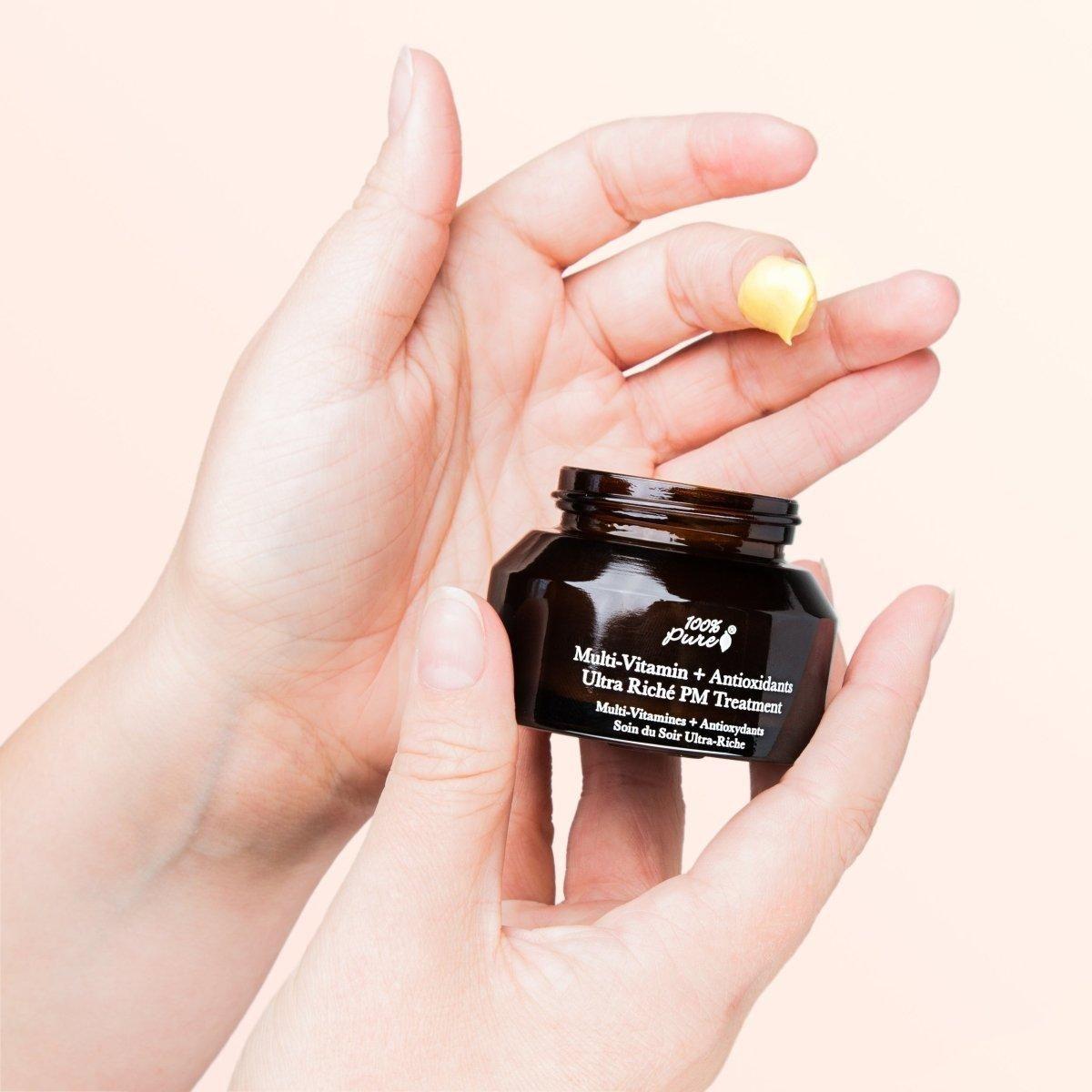 Multi - Vitamin + Antioxidants Ultra Riché PM Treatment - Glam Global UK100% PURE