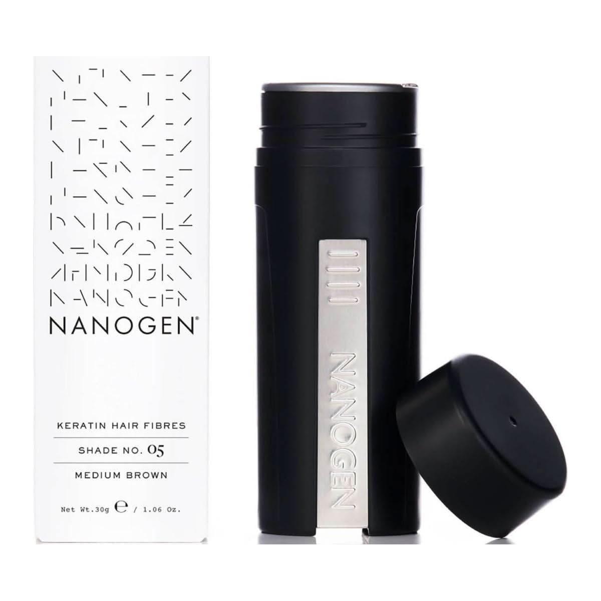 Nanogen Keratin Thickening Hair Fibres - 2 Month Medium Brown 30g - Glam Global UKNanogen