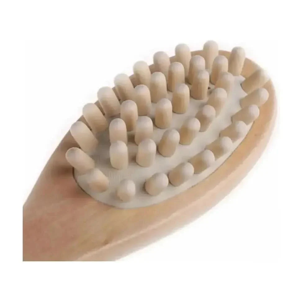 Natural Boar Bristle Bath & Body Massage Brush - Glam Global UKGlam Global UK