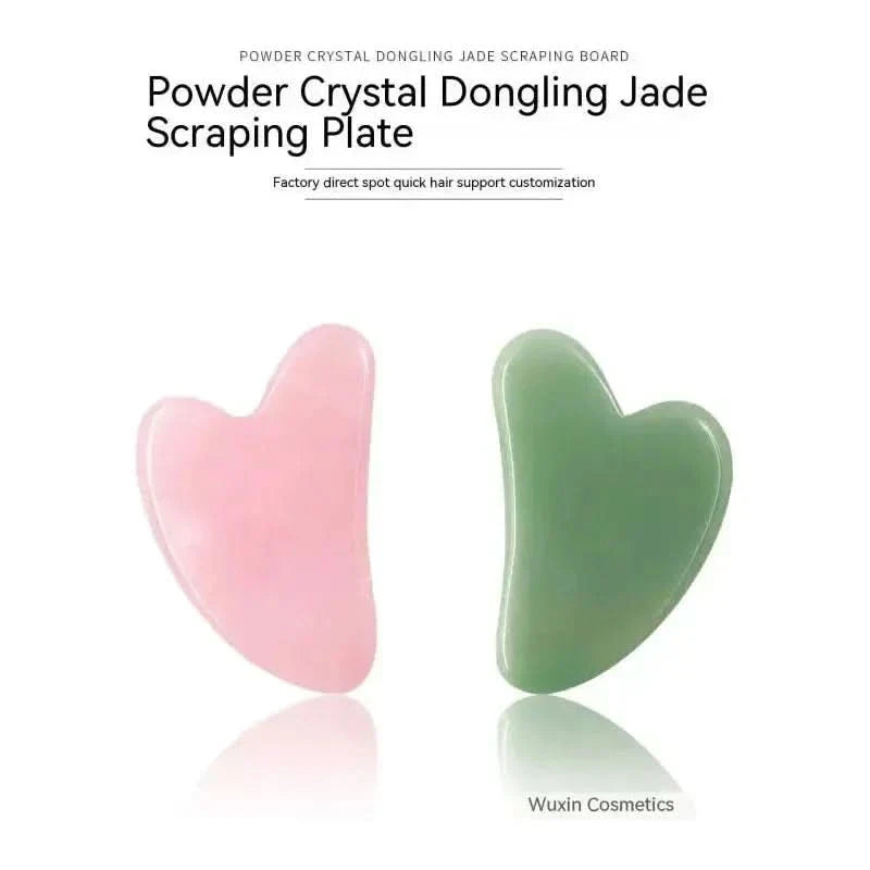 Natural Jade Beauty Scraping Plate Massager for Facial & Body Contouring - Glam Global UKGlam Global UK