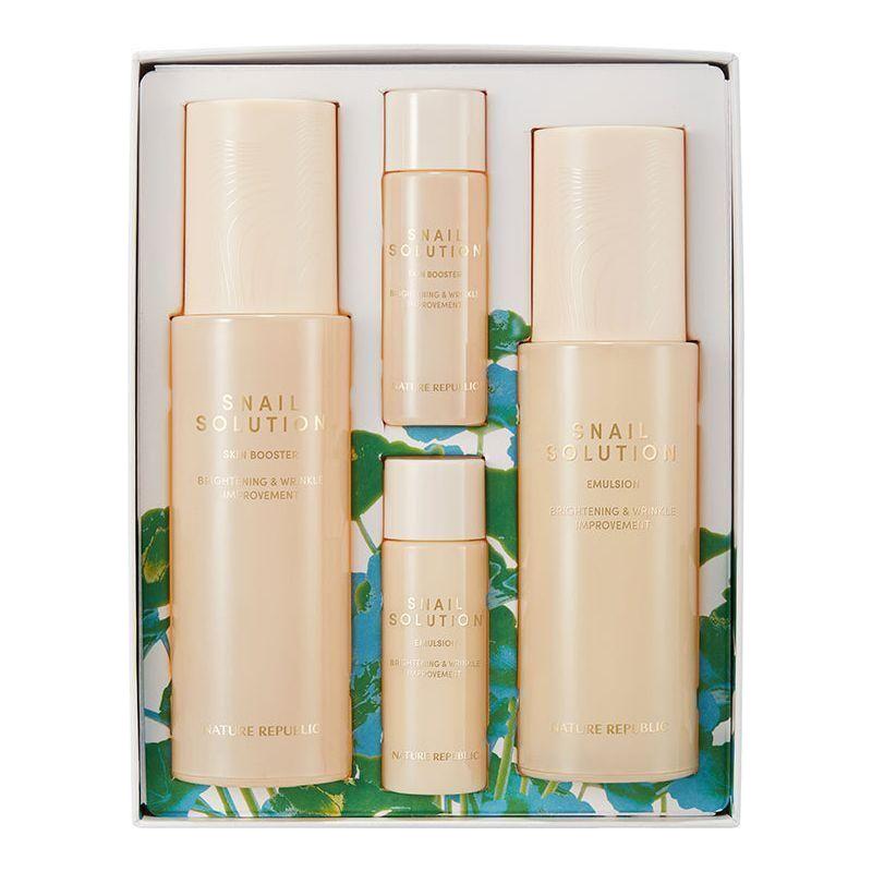 NATURE REPUBLIC Snail Solution Skin Care Set - Glam Global UKNATURE REPUBLIC