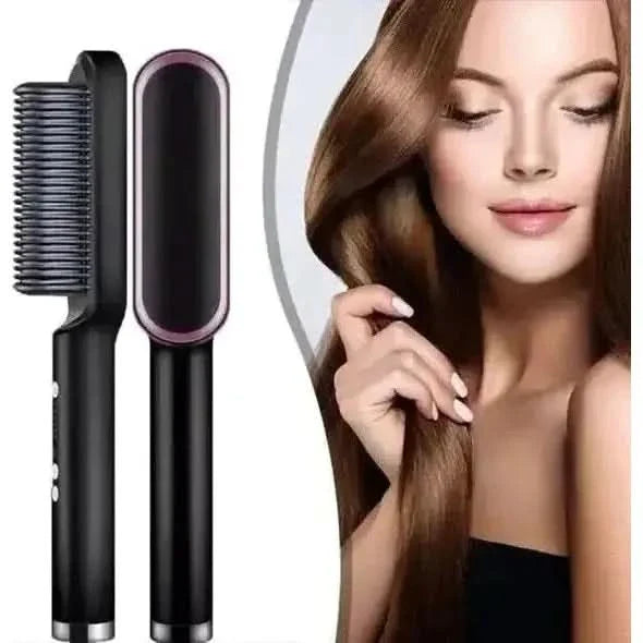 Negative Ion Hair Straightener Styling Comb: Unlock Silky Smooth Hair - Glam Global UKGlam Global UK