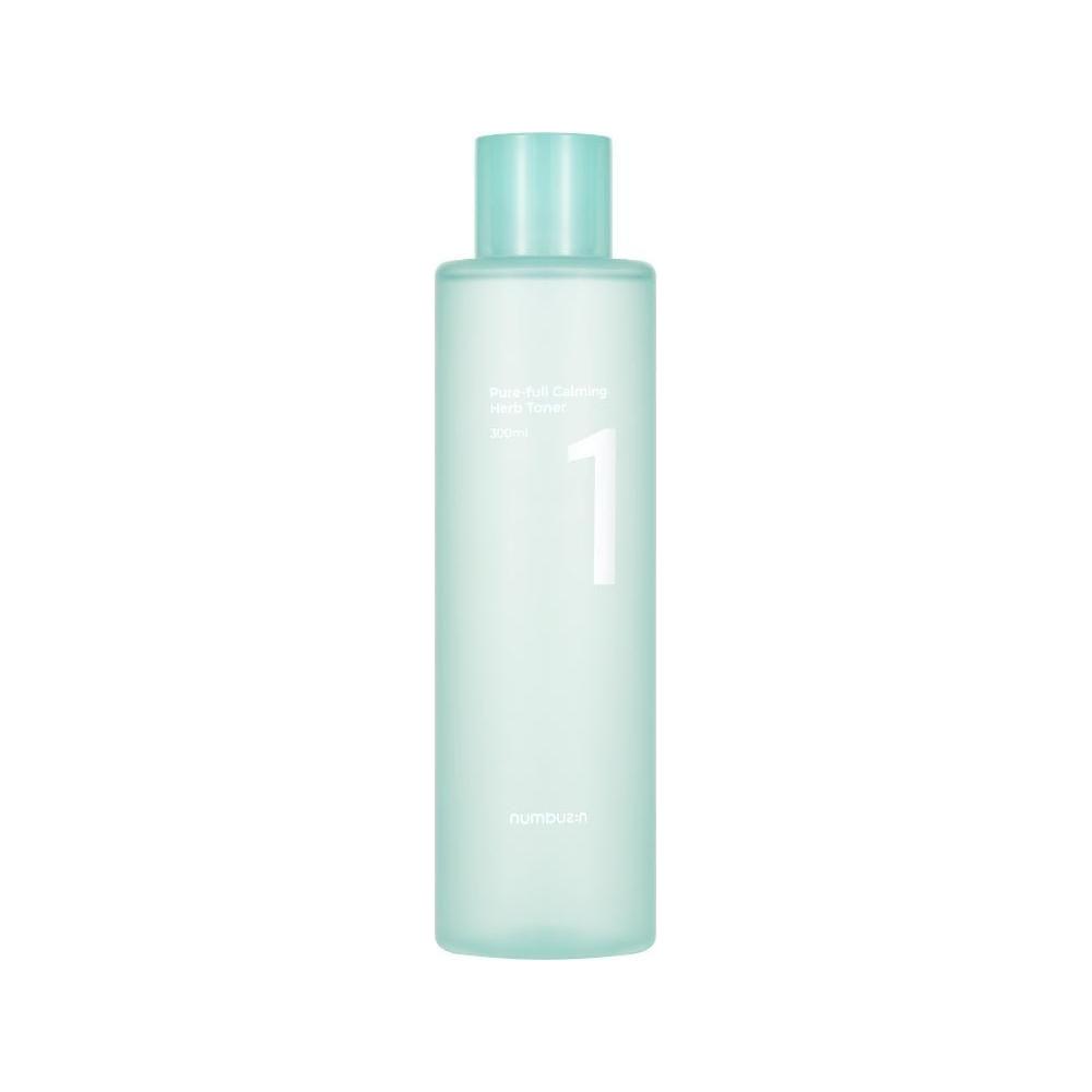 numbuzin No.1 Pure - full Calming Herb Toner 300ml - Glam Global UKnumbuzin