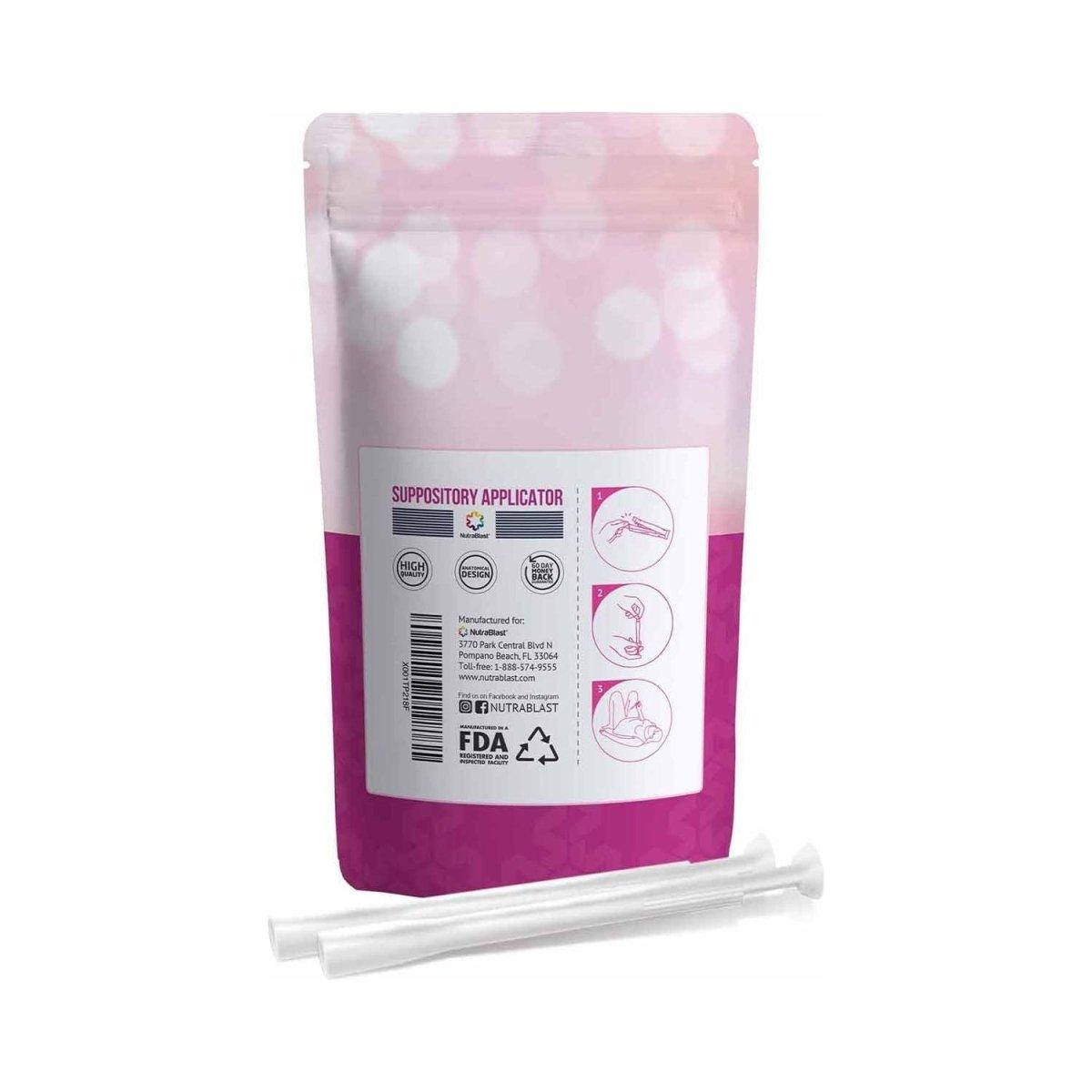 NutraBlast Disposable Vaginal Suppository Applicators - 15 Pack | OBGYN Approved & Ergonomic - Glam Global UKNutraBlast