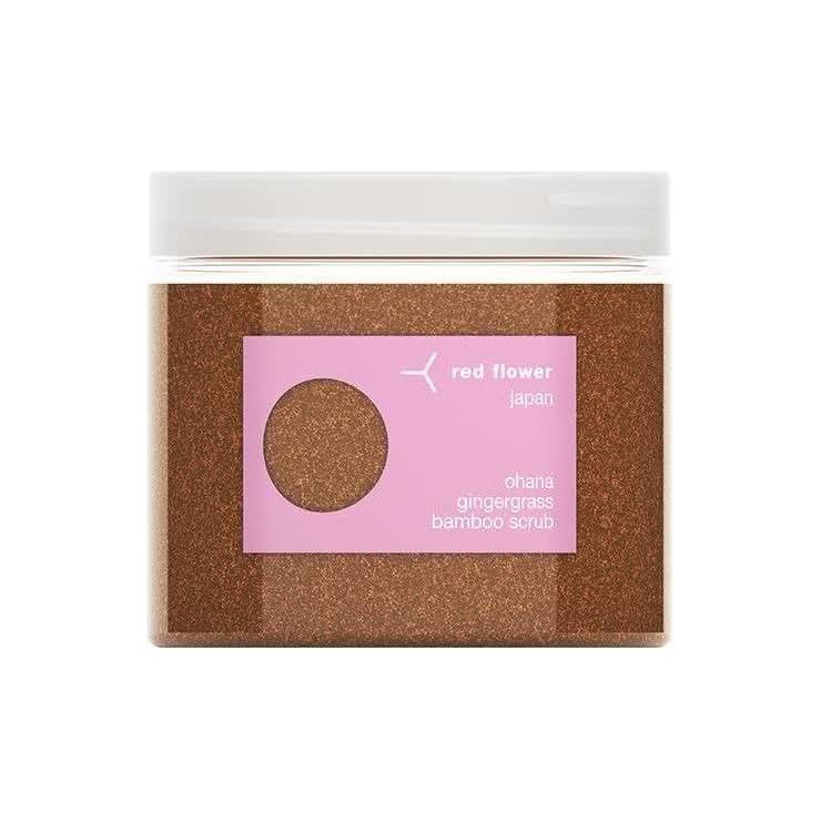 Ohana Gingergrass Bamboo Scrub - Glam Global UKRed Flower