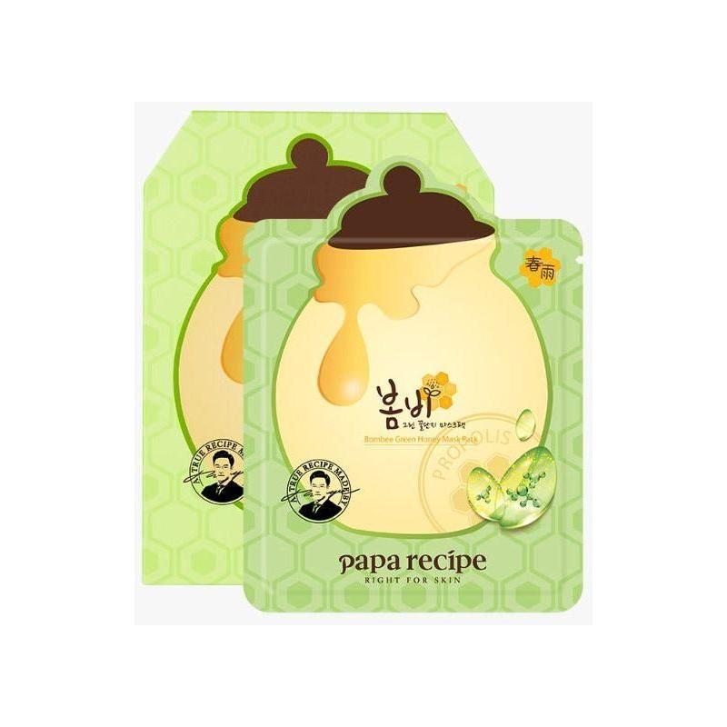 papa recipe Bombee Green Honey Mask Pack Set 25g x 10 pcs - Glam Global UKpapa recipe