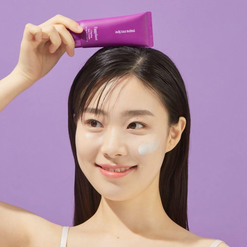 papa recipe Eggplant Clearing Sun Cream 50ml (SPF 50+ PA++++) - Glam Global UKpapa recipe