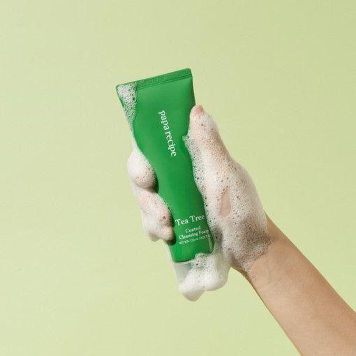 papa recipe Tea Tree Control Cleansing Foam 120ml - Glam Global UKpapa recipe