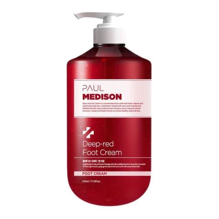 PAUL MEDISON Deep - Red Keratin Care Foot Cream 510ml - Glam Global UKPAUL MEDISON