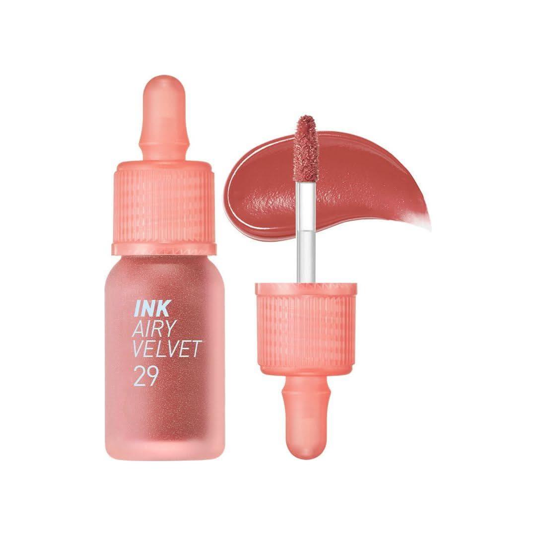 peripera Ink Airy Velvet - 4g (NEW Shades #26~#30) | Vivid & Subtle Liquid Lip Tint - Glam Global UKperipera