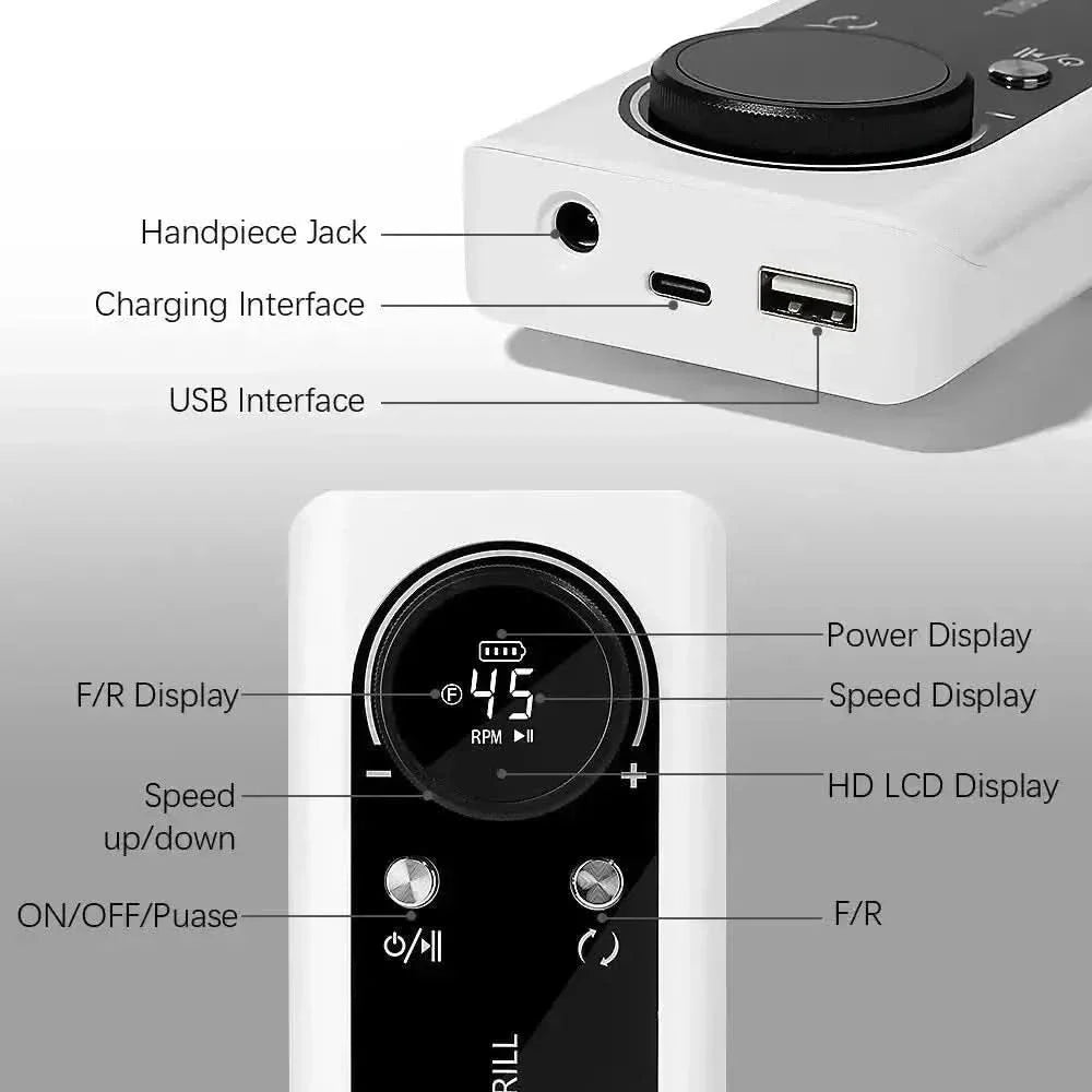 Portable Electric Nail Drill - Glam Global UKGlam Global UK