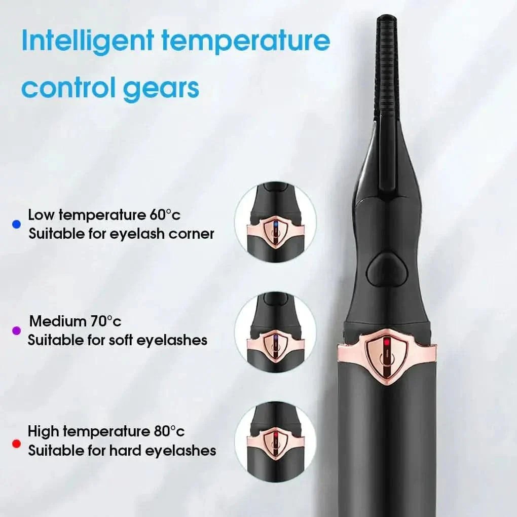 Effortless Elegance with the Portable USB Heated Eyelash Curler - Glam Global UKGlam Global UK