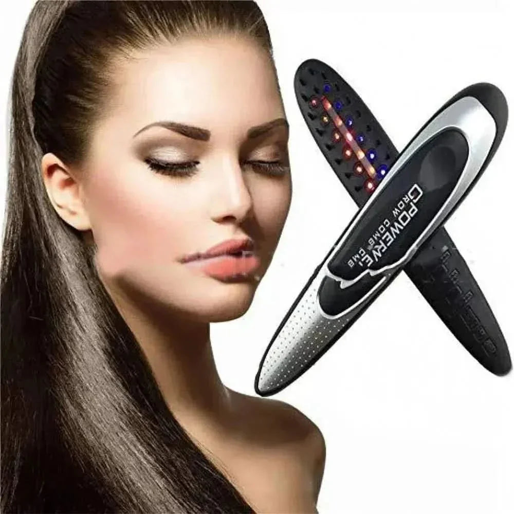 Power Grow Comb | Electric Laser Treatment Comb for Hair Regeneration & Loss Prevention - Glam Global UKGlam Global UK