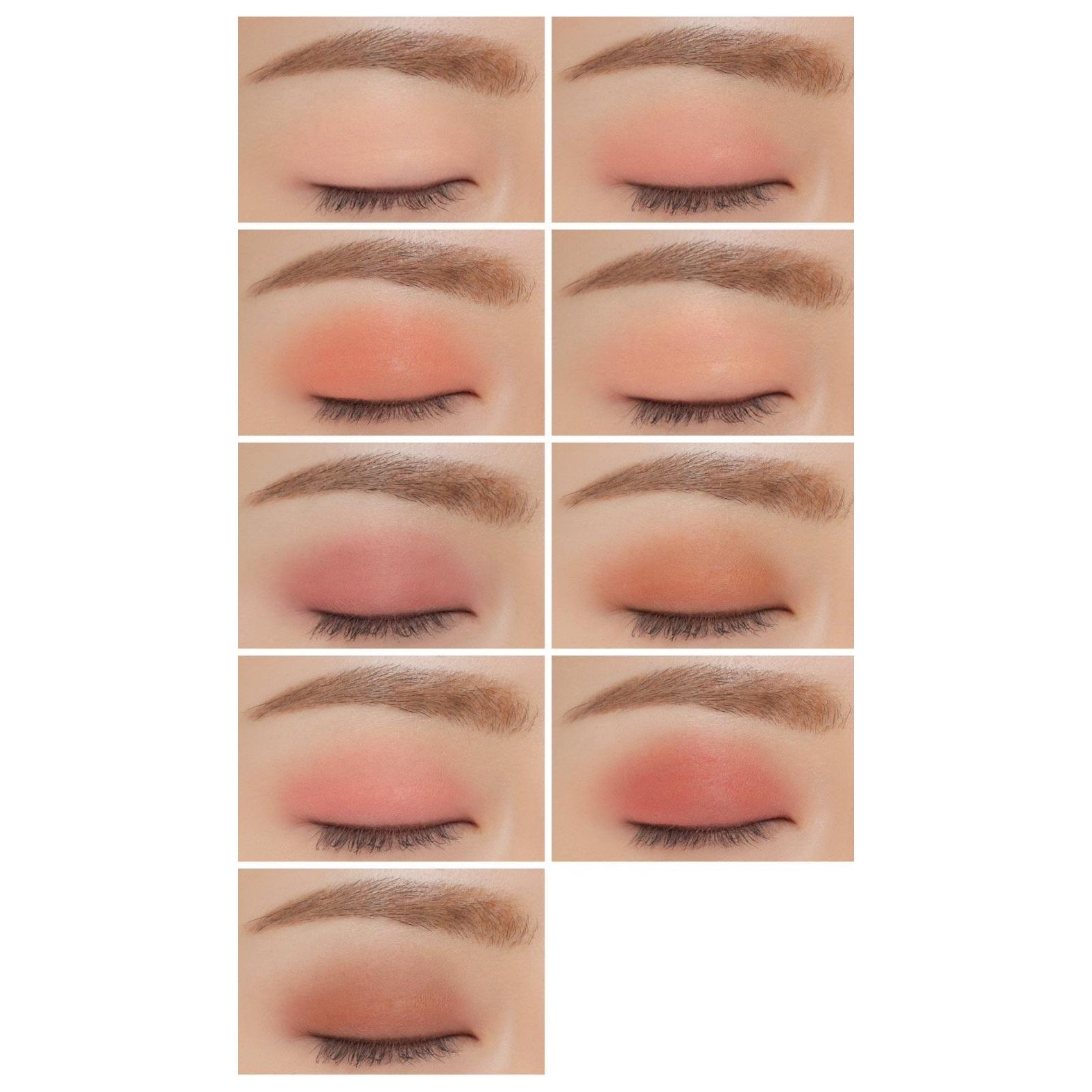 3CE Multi Eye Color Palette 8.1g – Dry Bouquet | Paleta de sombras de ojos rosa tenue de 9 tonos