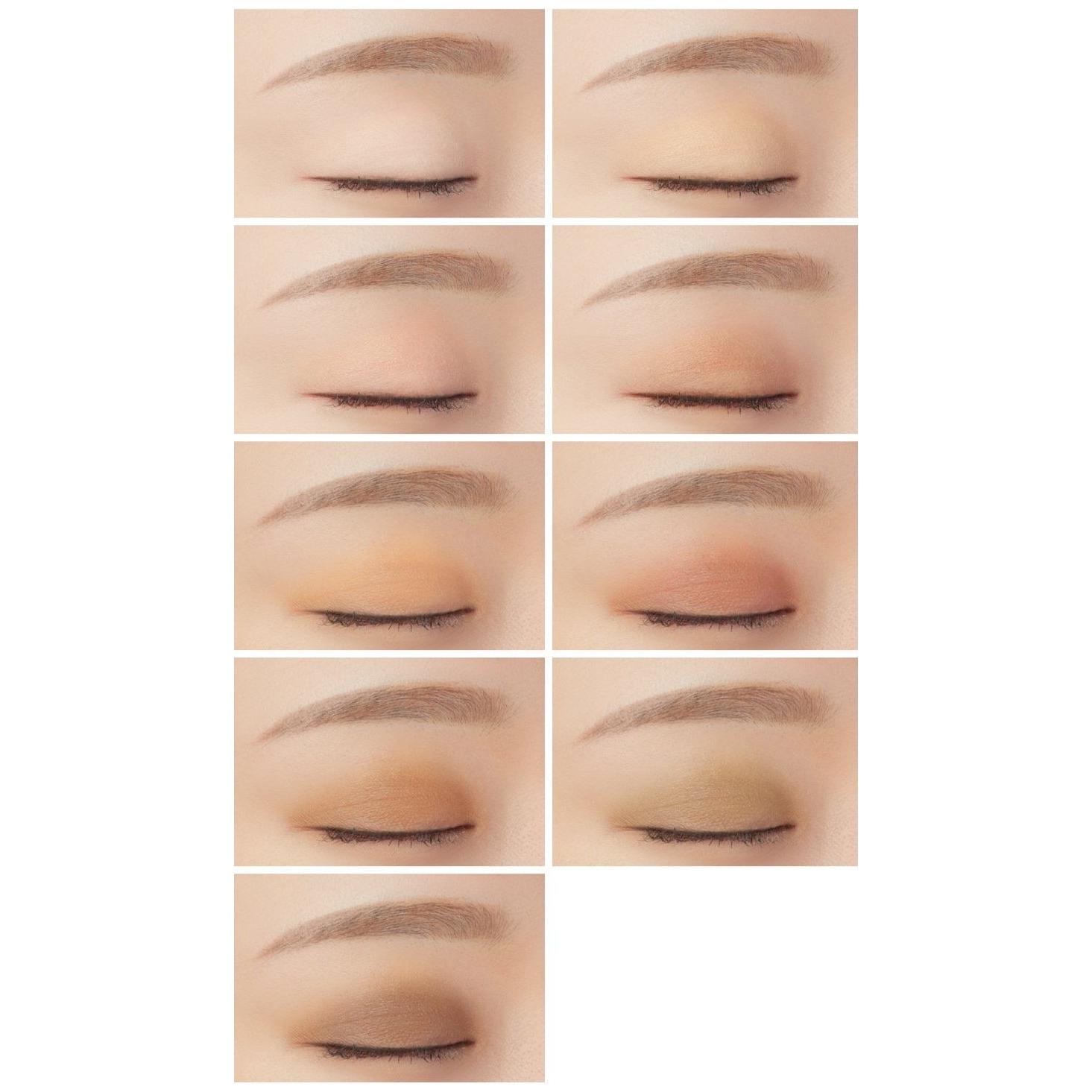3CE Multi Eye Color Palette 8.1g – Smoother | Paleta de sombras de ojos de 9 tonos para uso diario