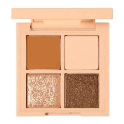 3CE Mini Multi Eye Color Palette 3.5g – Almond Fudge | Tonos neutros para looks de ojos sin esfuerzo
