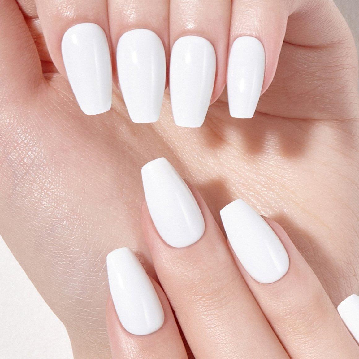 DASHING DIVA MAGIC PRESS DESIGN - 30 Tips #Titanium Chic White | Easy, Stylish Gel Nails - Glam Global UKDASHING DIVA