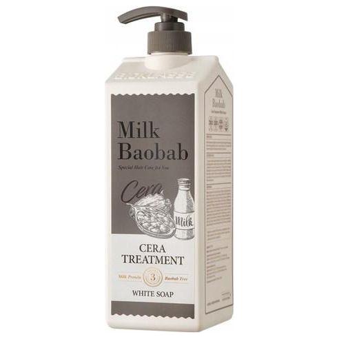 BIOKLASSE TRATAMIENTO DE CERA CAPILAR LECHE Y BAOBAB – 1200ml | Hidratación Intensa y Reparación con Fragancia a Jabón Blanco