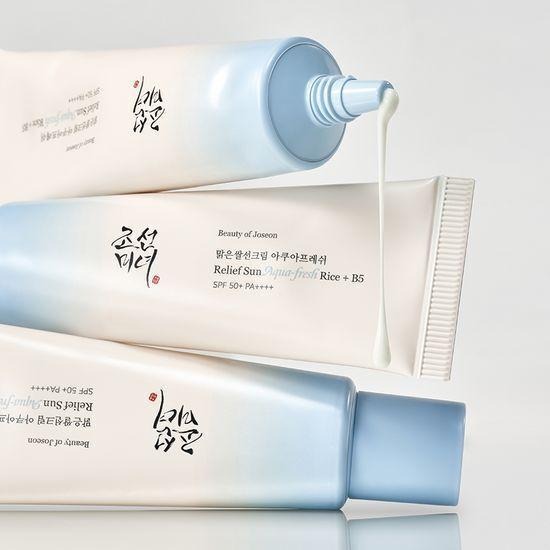 Beauty of Joseon Protector Solar Aqua-Fresh Arroz + B5 (SPF50+ PA++++) 50ml x 2 Paquetes | Protector Solar Hidratante y Ligero