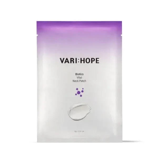 VARIHOPE Biotics Vital Neck Patch (6g x 5 unidades) | Tratamiento Antienvejecimiento y Reafirmante para Cuello