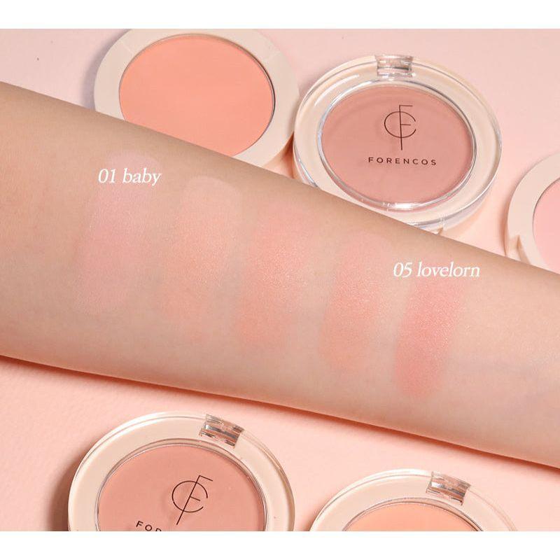 Colorete FORENCOS Bare 5g | Brillo suave y natural sin maquillaje