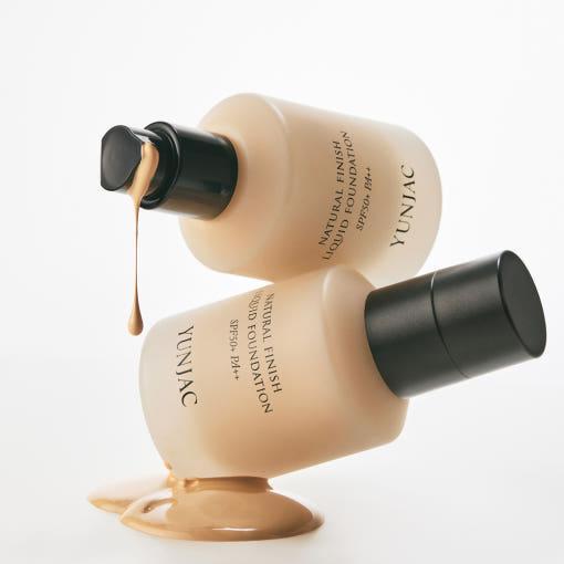 YUNJAC Base de Maquillaje Líquida con Acabado Natural SPF50+ PA++ - 40ml | Cobertura Hidratante y Radiante