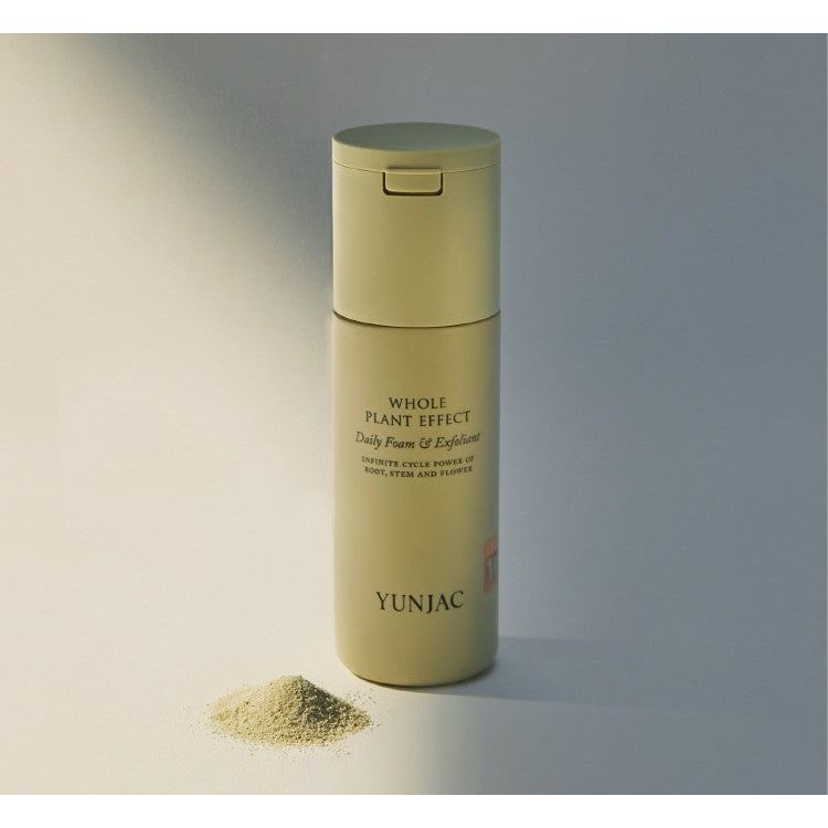 YUNJAC Whole Plant Effect Espuma Facial Diaria & Exfoliante - 80g (Botella) | Limpieza & Exfoliación Rica en Antioxidantes