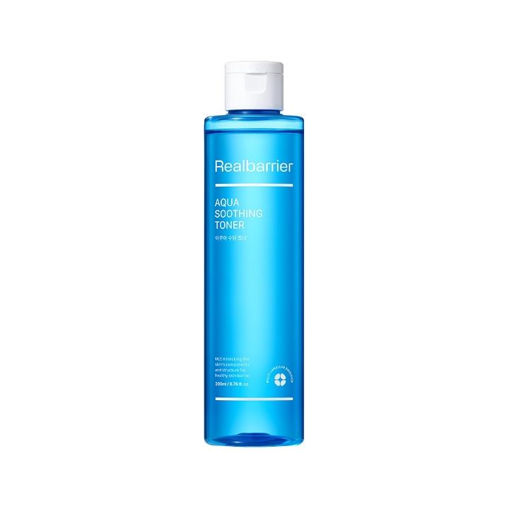 Real Barrier Aqua Soothing Toner – 190ml | Calma, Refresca e Hidrata con 5x Ácido Hialurónico