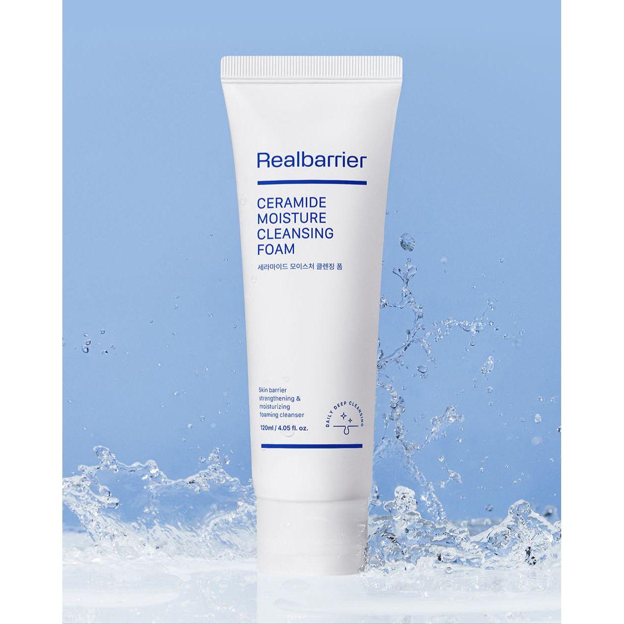 Real Barrier Ceramide Moisture Cleansing Foam – 120ml | Limpiador Espumoso Suave e Hidratante
