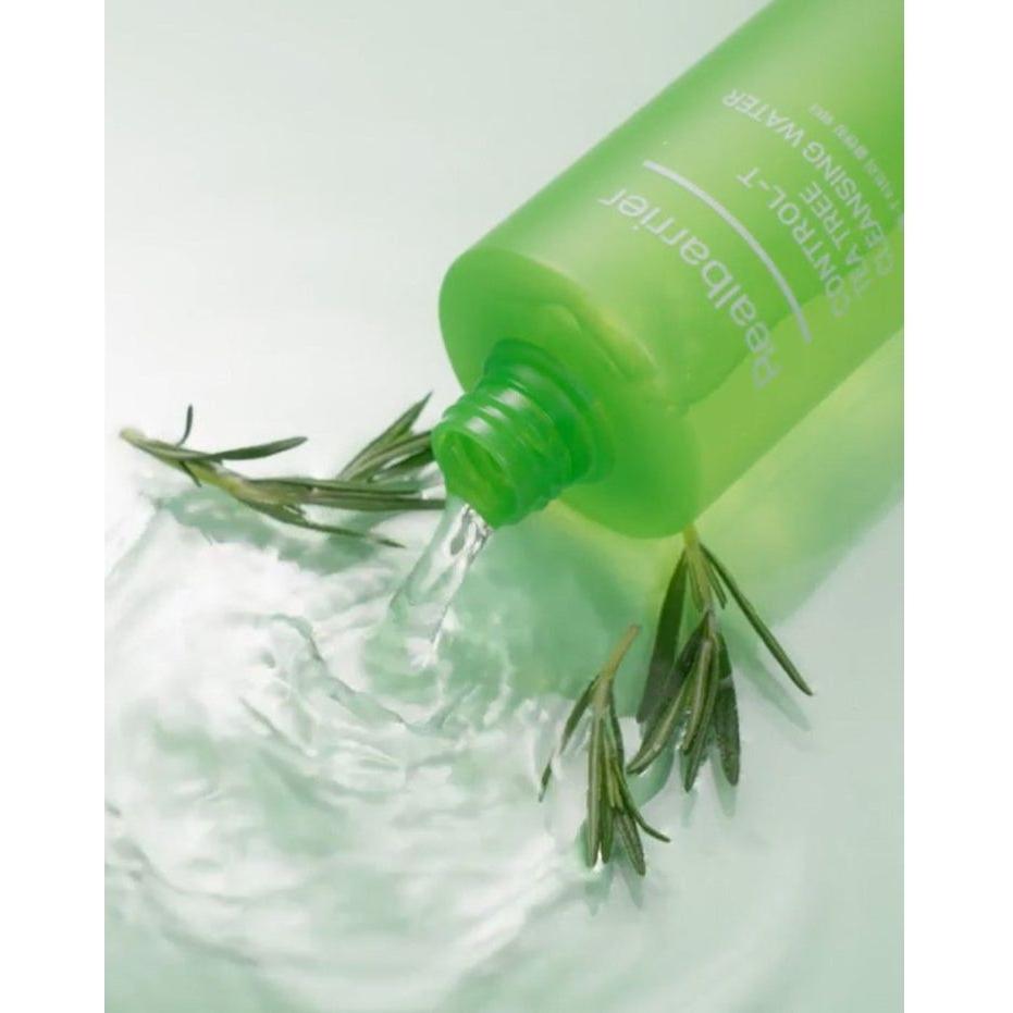 Real Barrier Control-T Tea Tree Cleansing Water – 400ml | Limpiador micelar suave y antiacné
