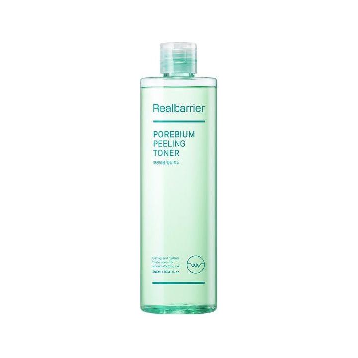 Tónico Exfoliante Porebium de Real Barrier – 200ml | Tónico 3 en 1: Exfoliante, Minimizador de Poros e Hidratante