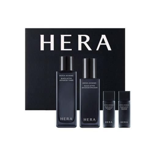 HERA Homme Black Active Special Set – Anti-Ageing Toner & Emulsion Duo