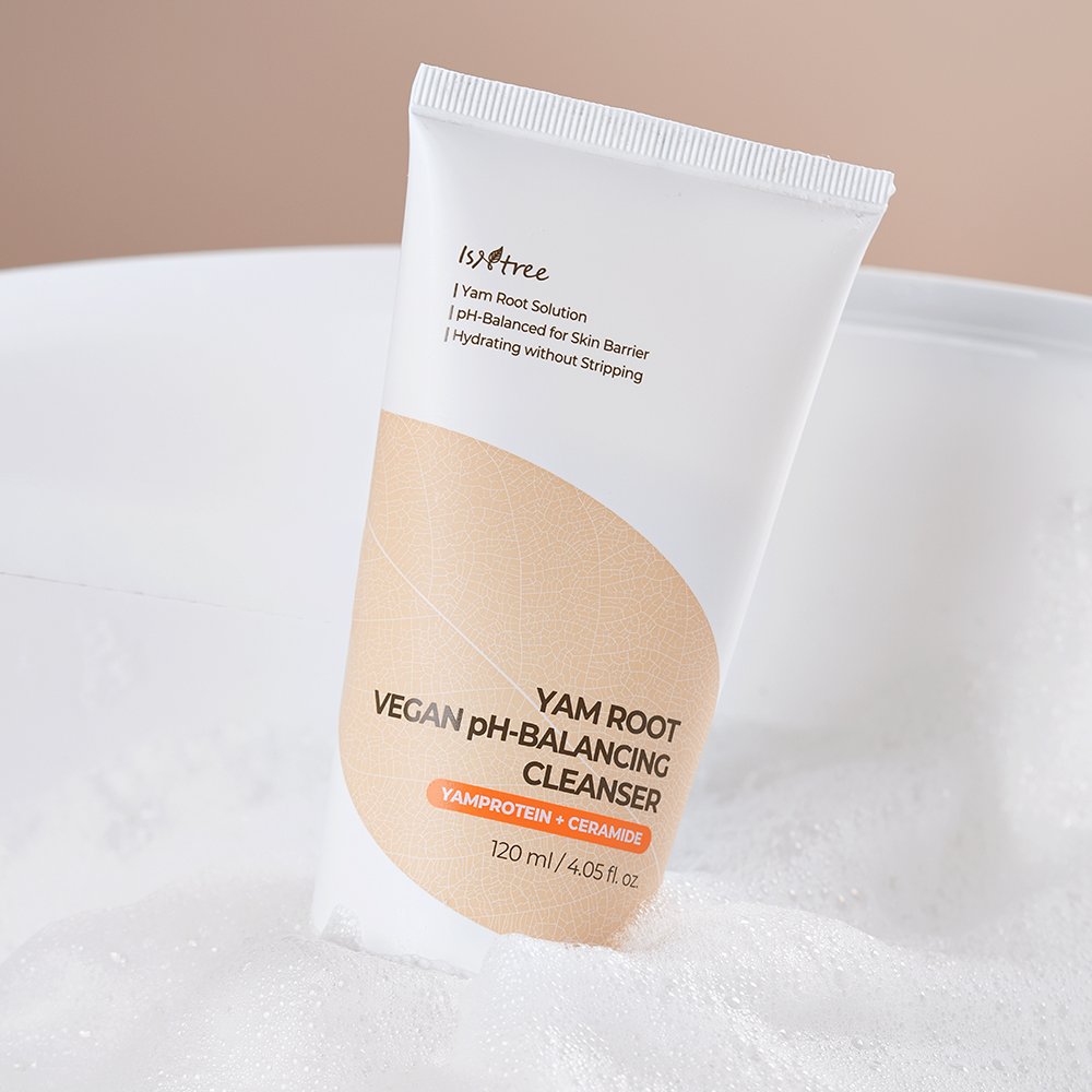 Isntree Yam Root pH-Balancing Cleanser, 120ml – product view 4