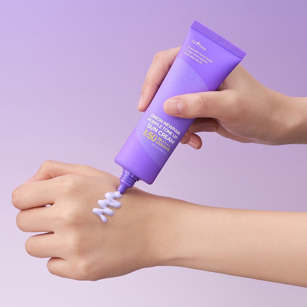 Isntree Purple Tone Up Sun Cream, 50ml – product view 4