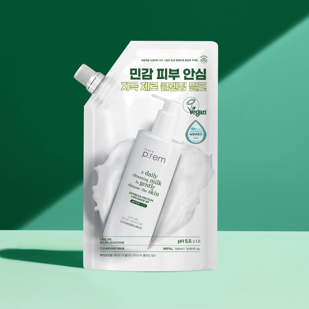 make p:rem Safe Me. Relief Cleansing Milk refill – product view 3
