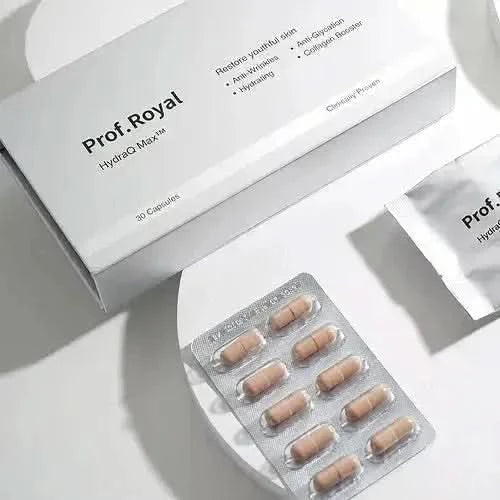 Prof.Royal HydraQ Max™ 30 Capsules - Glam Global UKProf.Royal