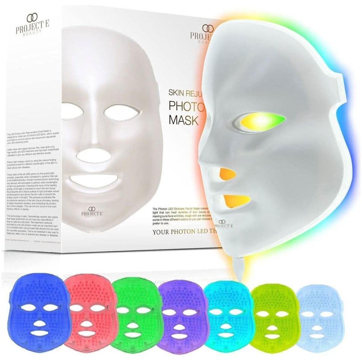 Project E Beauty LED Face & Neck Mask - Glam Global UK Project E