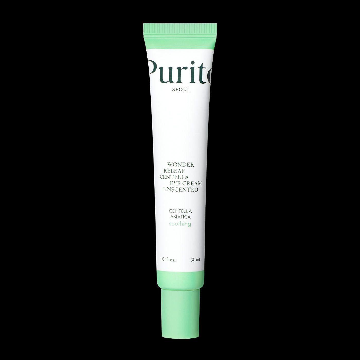 PURITO Seoul Wonder Releaf Centella Eye Cream Unscented - 30ml | Soothes & Reduces Puffiness - Glam Global UKPURITO SEOUL