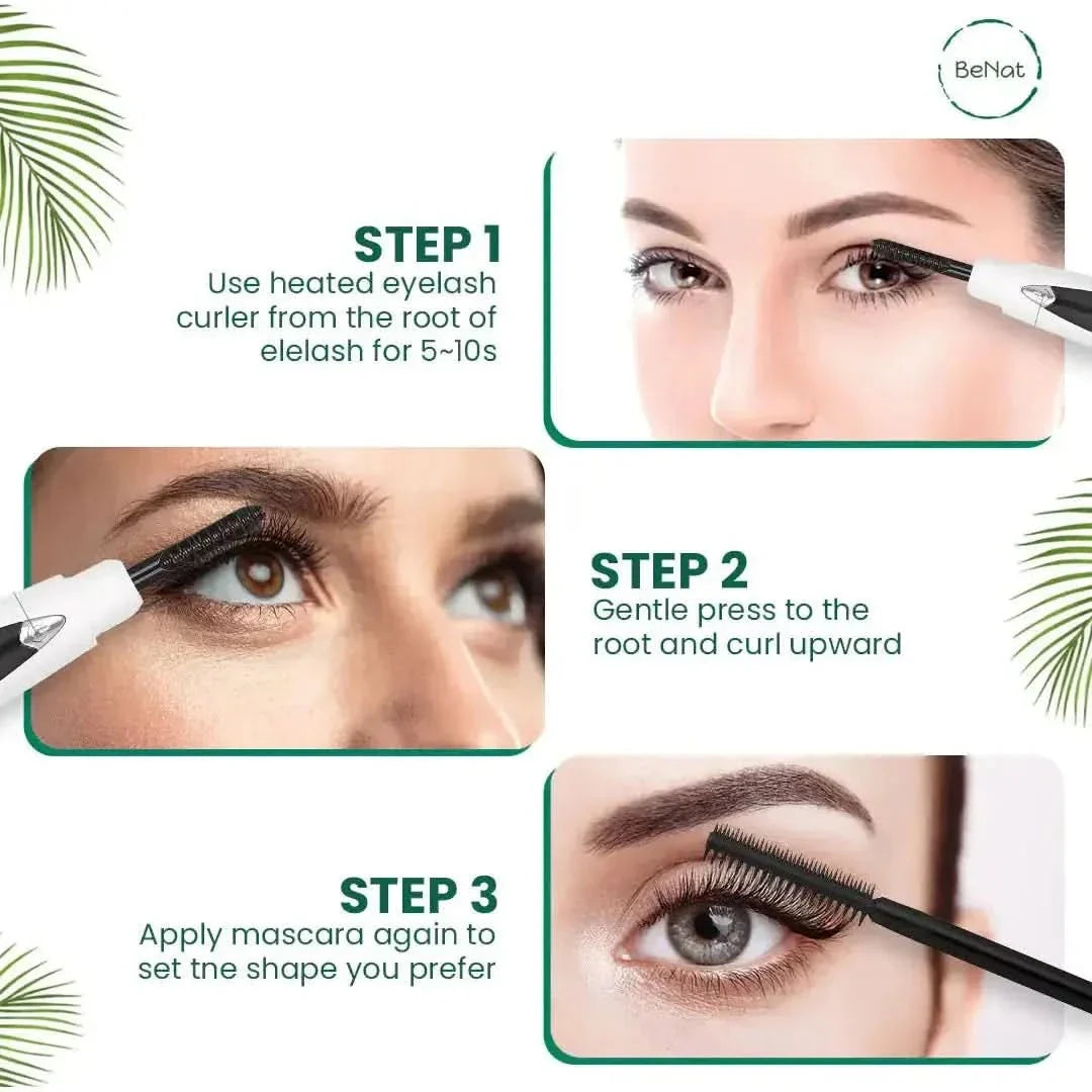 Rechargeable Electric Eyelash Curler – Long - Lasting Natural Lash Curl - Glam Global UKGlam Global UK