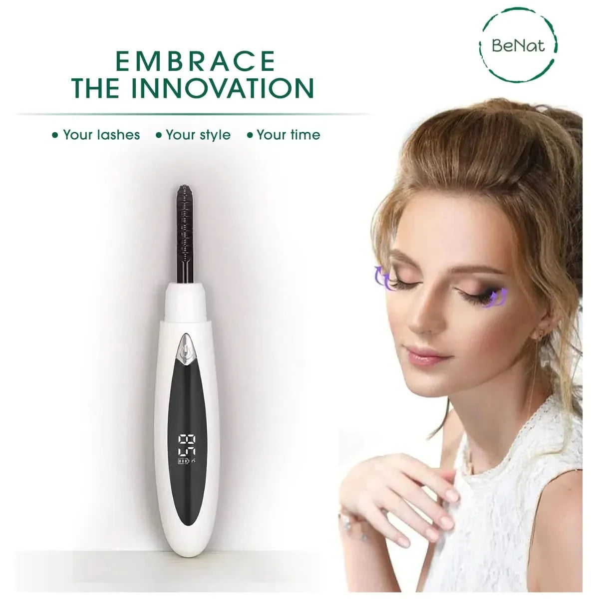 Rechargeable Electric Eyelash Curler – Long - Lasting Natural Lash Curl - Glam Global UKGlam Global UK