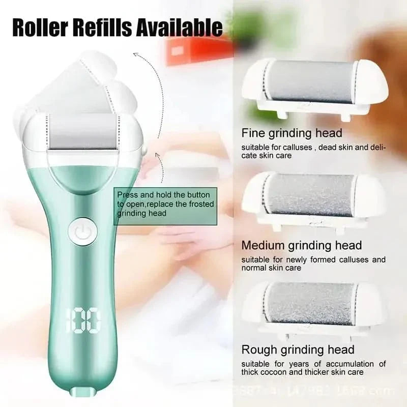 Rechargeable Electric Foot File for Callus Removal - Glam Global UKGlam Global UK