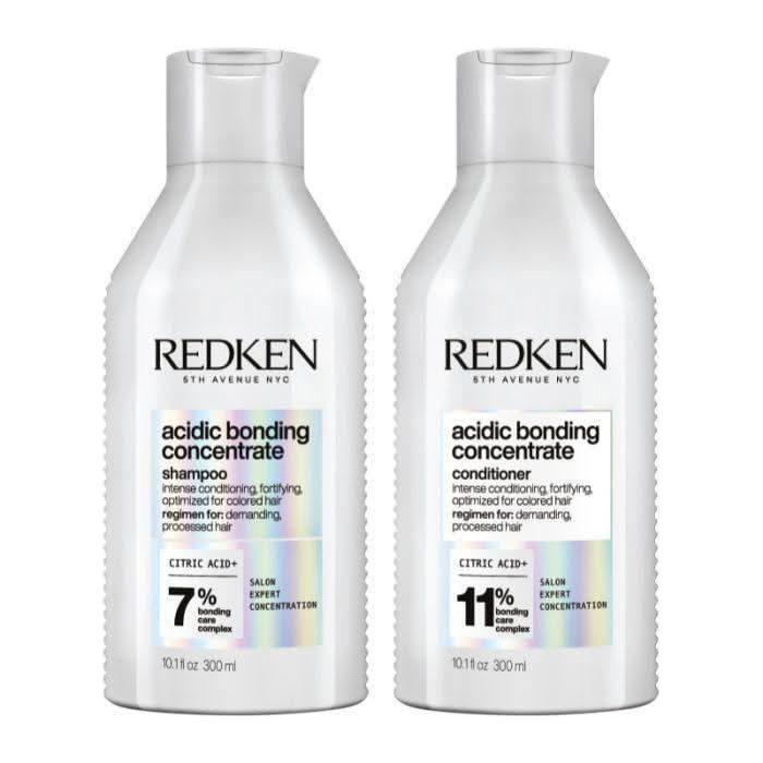 Redken Acidic Bonding Concentrate Shampoo & Conditioner 2 x 300ml - Glam Global UKRedken