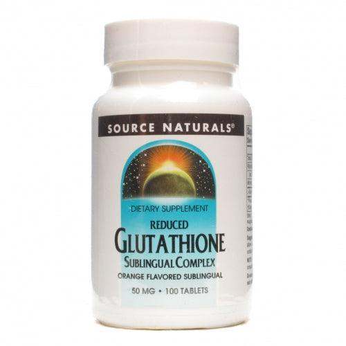Source Naturals Reduced Glutathione Complex 100 Lozenges - Antioxidant Support