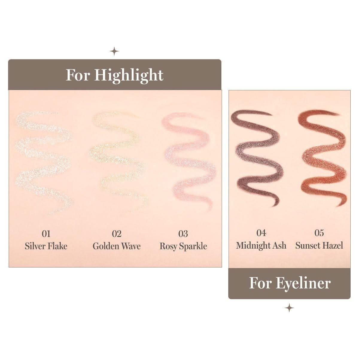rom&nd Twinkle Pen Liner 0.5g - Glam Global UKrom&nd