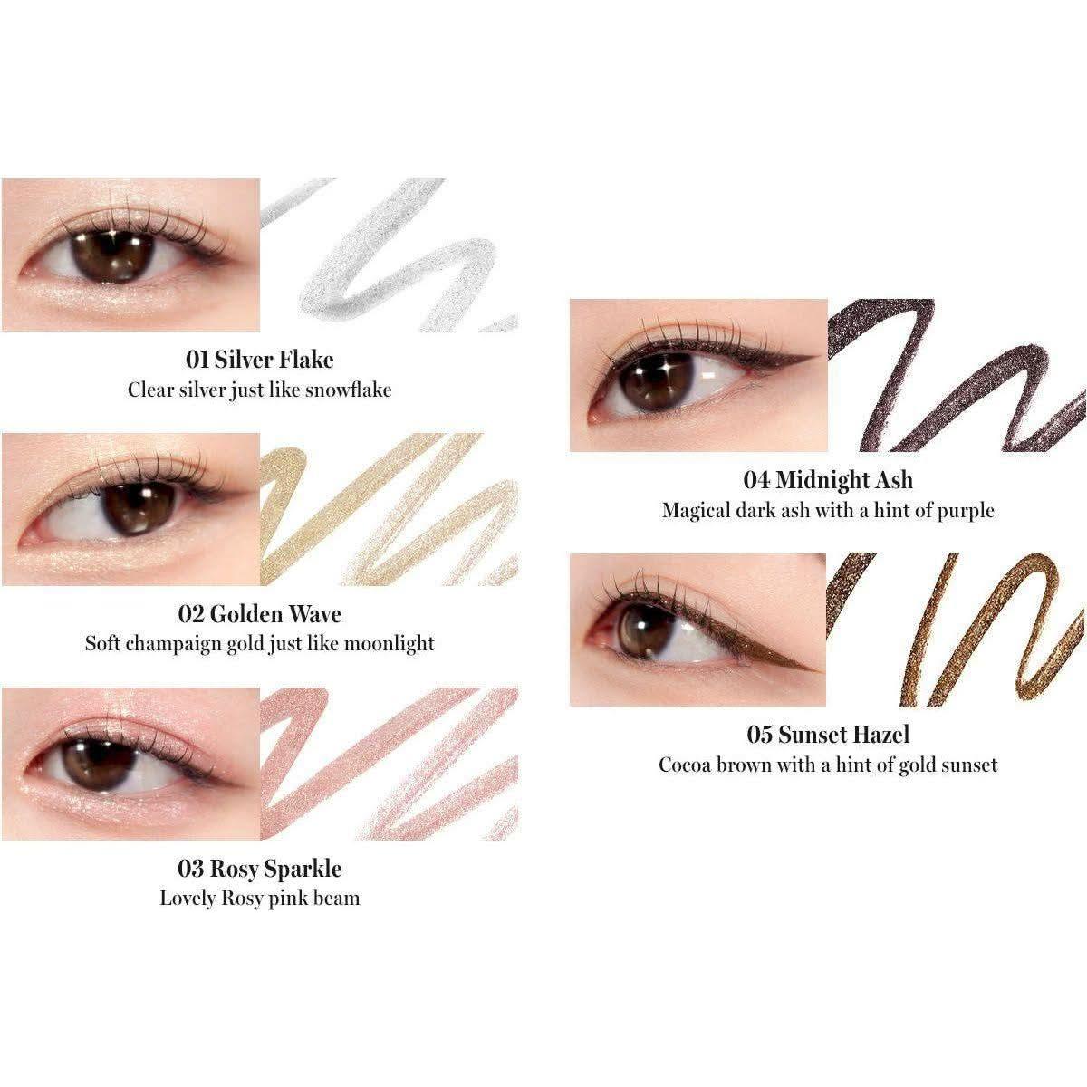 rom&nd Twinkle Pen Liner 0.5g - Glam Global UKrom&nd