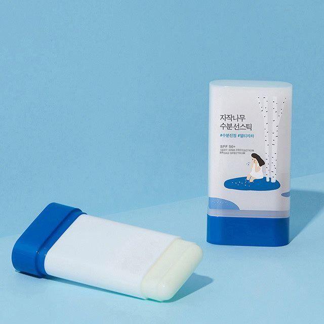 Round Lab Birch Juice Moisturizing Sun Stick - 19g | SPF 50+ PA++++ | Hydrating & Lightweight - Glam Global UKRound Lab