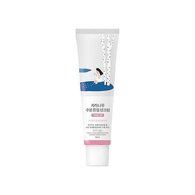 Round Lab Birch Juice Moisturizing Tone Up Sunscreen - 50ml | SPF 50+ PA++++ | Hydrating & Radiant Finish - Glam Global UKRound Lab