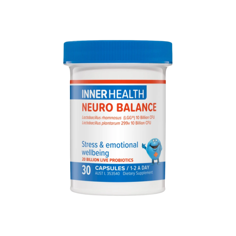 INNER HEALTH Neuro Balance - 30 Cápsulas | Apoya la salud intestinal, cerebral y el bienestar emocional