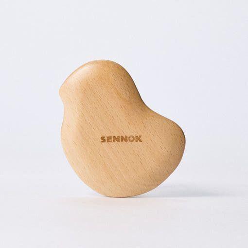 SENNOK BBIYAKI Guasha – Cute Chick Shaped Beechwood Massager for Relaxation & Relief - Glam Global UKSENNOK