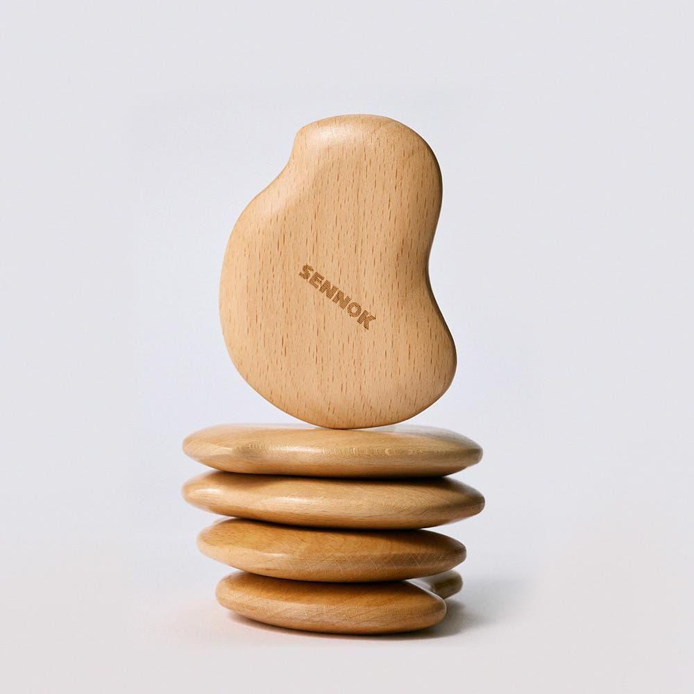 SENNOK BBIYAKI Guasha – Cute Chick Shaped Beechwood Massager for Relaxation & Relief - Glam Global UKSENNOK